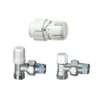 FAR 321-1661-03 KIT VALVOLA + DETENTORE A SQUADRA + TESTA TERMOSTATICA ATTACCO RAME