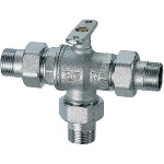 FAR - VALVOLA DI ZONA A 3 VIE MOTORIZZABILE CON SFERA BY PASS (FAR)