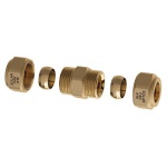 FAR - NIPPLE DOPPIO CON TENUTA MECCANICA PER IMPIANTI SOLARI