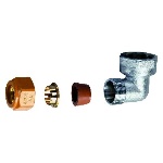 FAR - GOMITO FEMMINA COMPLETO DI KIT DI TENUTA PER IMPIANTI SOLARI