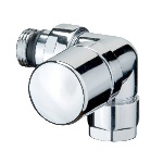 S.F. - VALVOLA D'ARREDO AD ANGOLO SX TERMOSTATIZZABILE CROMO-LUCIDO