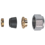 S.F. - KIT DI TENUTA IN GOMMA A COMPRESSIONE PER TUBO RAME 4 PZ