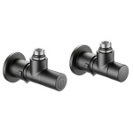 CALEF VALVOLA + DETENTORE A SQUADRA TERMOSTATIZZABILE NERA 1/2 23 p. 1,5 Nero