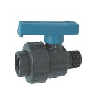 PLASS - VALVOLA CON ATTACCHI FILETTATI MF CON CORPO CORTO PLASSON