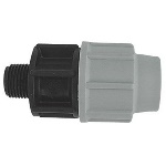 PLASS - RACCORDO MASCHIO PLASSON PER TUBO POLIETILENE