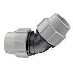 PLASS - GOMITO A 45Â° PLASSON PER TUBO POLIETILENE