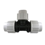PLASS - TEE  A   90Â° RIDOTTA PLASSON PER TUBO POLIETILENE