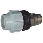 PLASS - RACCORDO MASCHIO DI TRANSAZIONE IN OTTONE