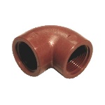 BUCCH - GOMITO A 90Â° IN PP MARRONE