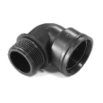 DIANKAMIN - GOMITO A 90Â° FILETTATO IN PP