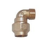 BUGAT - RACCORDO A GOMITO MASCHIO IN OTTONE