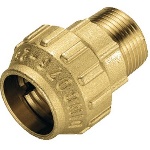 TIEMM - RACCORDO DIRITTO MASCHIO IN OTTONE TIEMME