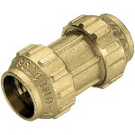 TIEMM - RACCORDO DIRITTO DOPPIO IN OTTONE TIEMME