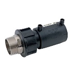 FUSIO - MANICOTTO DI TRANSIZIONE PE/OTTONE  MASCHIO PE 100