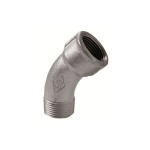 ATUSA - CURVA LUNGA MF 45Â° ZINCATA