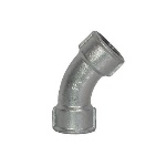 ATUSA - CURVA LUNGA FF 45Â° ZINCATA