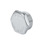 CAVAL - TAPPO MASCHIO CON ESAGONO OTTONE CROMO