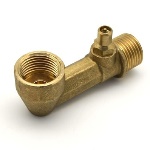 LUISE 350-7441 PIPA OTTONE PER ALIMENTATORE ARIA - MINI