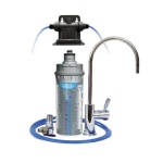 EA - KIT FILTRO E RUBINETTO A LED RIVER ARGENTO PRO