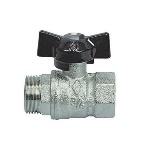 BUGAT - VALVOLA A SFERA MF CON FARFALLA