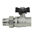 BUGAT - VALVOLA A SFERA MF CON BOCCHETTONE A FARFALLA