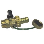 BUGAT - RUBINETTO SCARICO CALDAIA LEVA ALLUMINIO