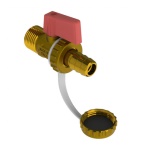 EUROT - VALVOLA SCARICO CALDAIA LEVA ROSSA