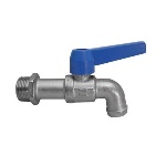 ENOLG - RUBINETTO A SFERA CURVO LEVA IN ALLUMINIO