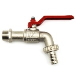 ITAP - RUBINETTO A SFERA CON PORTAGOMMA CON LEVA ROSSA