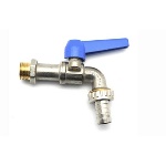 ENOLG - RUBINETTO A SFERA CON PORTAGOMMA CON LUCCHETTO