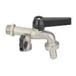 BUGAT - RUBINETTO PORTAGOMMA DUPLEX LEVA IN ALLUMINIO