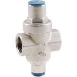 OR - RIDUTTORE DI PRESSIONE A PISTONE SABO CON ATTACCO MANOMETRO FF