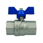 FIV 354-5102-07 VALVOLA A SFERA P.T. CON FARFALLA EVOLUTION FEMMINA-FEMMINA