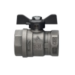 RB - VALVOLA A SFERA A PASSAGGIO TOTALE FF CON FARFALLA JUNIOR-SFER