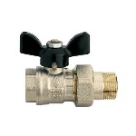 RB 354-R4504-06 VALVOLA A SFERA A PASSAGGIO TOTALE FIL. F RACCORDO PER COLLETTORI