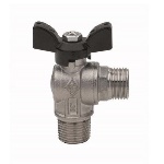 RB - VALVOLA A SFERA A SQUADRA FIL. M ATT. M PER TUBO FLESSIBILE UNI 9891