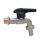 RB - VALVOLA A SFERA PER EROGAZIONE CON PORTAGOMMA E LEVA IN ALLUMINIO