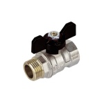 TIEMM - VALVOLA A SFERA MF MISTRAL PASSAGGIO STANDARD CON FARFALLA