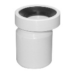 VALSI - RACCORDO ECCENTRICO BIANCO PER WC HTSK VALSIR