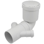 VALSI 360-599B-249 CURVA WC PROLUNGATA CON DOPPIO ATTACCO