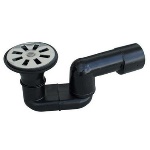 VALSI - SIFONE DOCCIA PEHD NERO SALDABILE CON USCITA DIAM.40  VALSIR