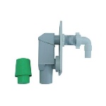 DIANHIDRO - SIFONE LAVATRICE / LAVASTOVIGLIE AD INCASSO C/ PLACCA BIANCA