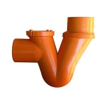 senza 362-SVO-100 SIFONE ORIZZONTALE VERTICALE 1 TAPPO SALDATO