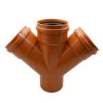 senza 362-XBD-100 BRAGA DOPPIA 100/45°  RAL 8023