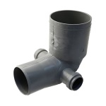 DIANKAMIN - CURVA WC RID. 100/90  2 ATTACCHI