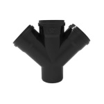 NICOL - DERIVAZIONE TRIPLA PHONO BLACK 45Â° MF