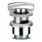 DIANHIDRO - PILETTA LAVABO CLICK-CLACK TAPPO QUADRO CON TROPPO PIENO