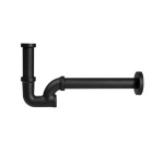 GHIDI SIFONE LAVABO IN OTTONE 11/4 Nero opaco