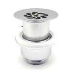 TEA - PILETTA DAISY A GRIGLIA IN OTTONE CROMO CON TROPPO PIENO