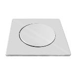 TEA - PIASTRA QUADRA ACCIAIO CON COPERCHIO PER GRIGLIA POZZETTI